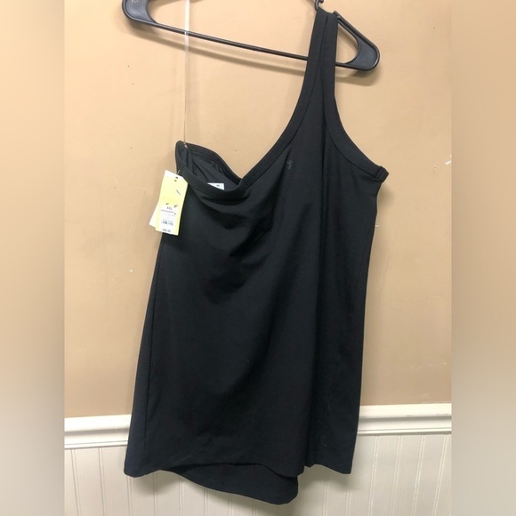 All In Motion Black Assymetrical One Shoulder Dress Size XXL NWT - Picture 2 of 6